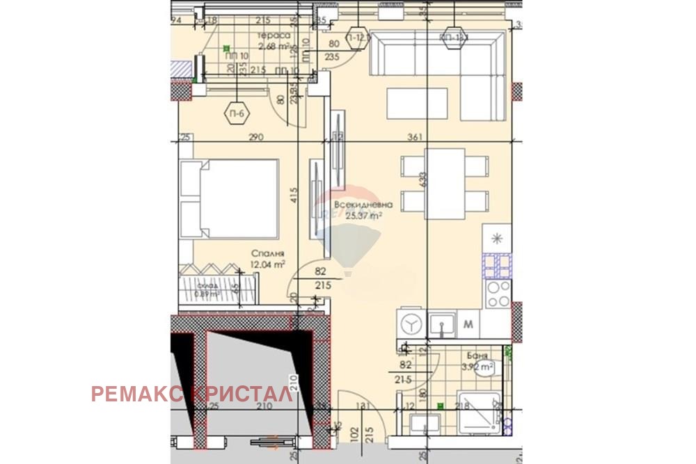 Продава 2-СТАЕН, гр. Пловдив, Тракия