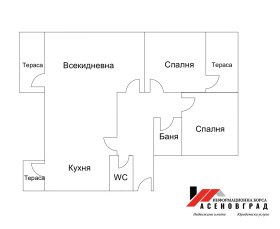 3-стаен гр. Асеновград, област Пловдив 1