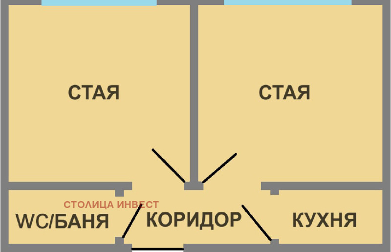 Продава 1-СТАЕН, гр. Русе, Широк център, снимка 1 - Aпартаменти - 49053966