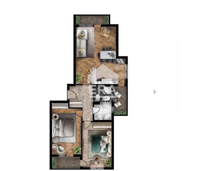 Продаја  2 спаваће собе Софија , Лјулин 5 , 120 м2 | 68894123