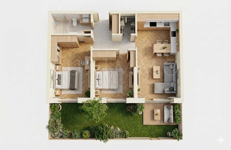 Продава 3-СТАЕН, гр. София, Кръстова вада, снимка 4 - Апартаменти - 53083278