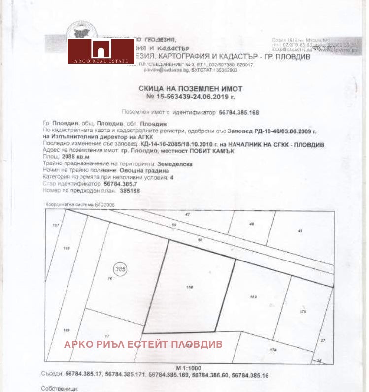 Продава  Парцел град Пловдив , Беломорски , 2088 кв.м | 37045922