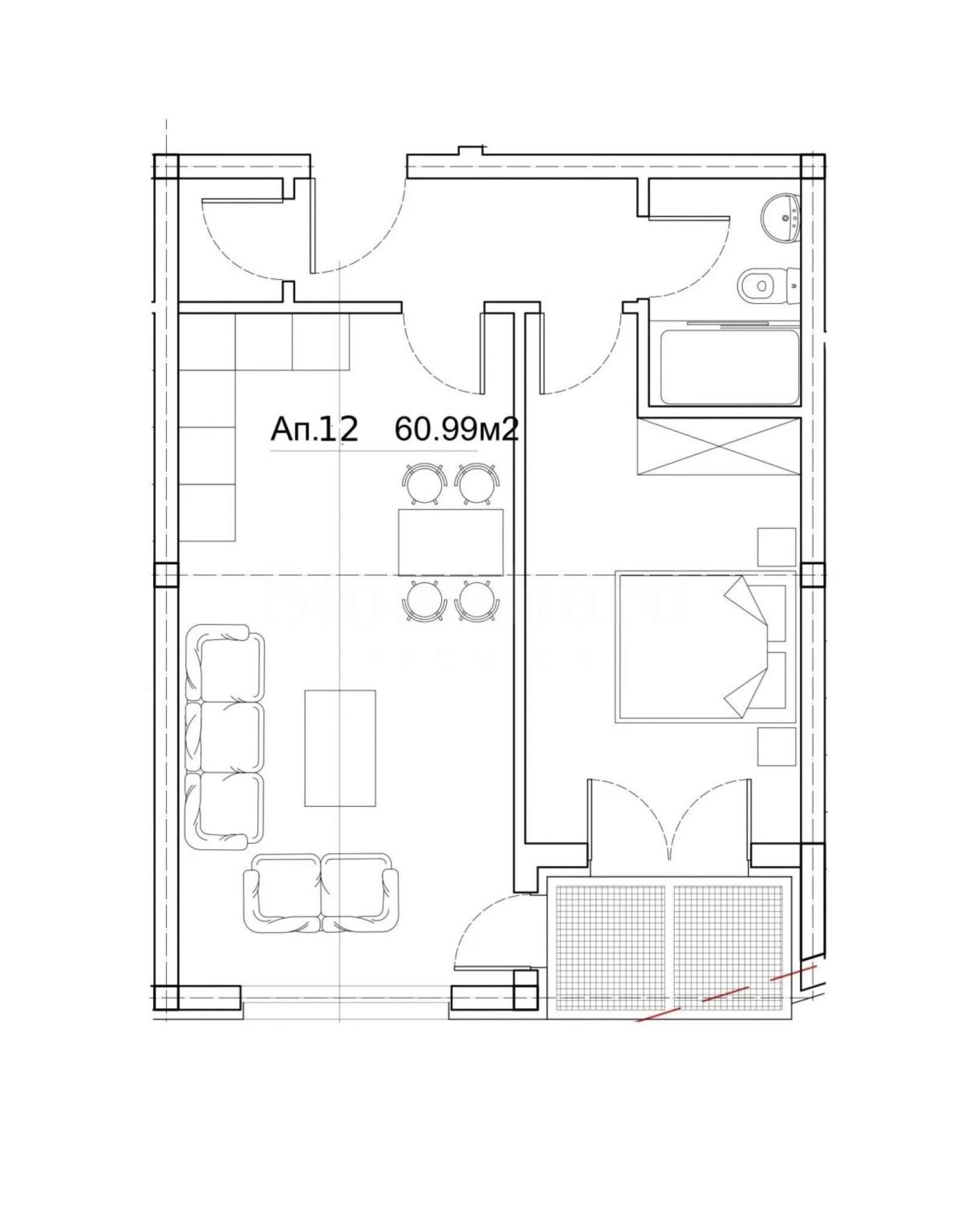 Продава 2-СТАЕН, гр. София, Орландовци, снимка 5 - Апартаменти - 55937273