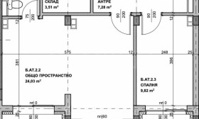 2-стаен град София, Кръстова вада 3