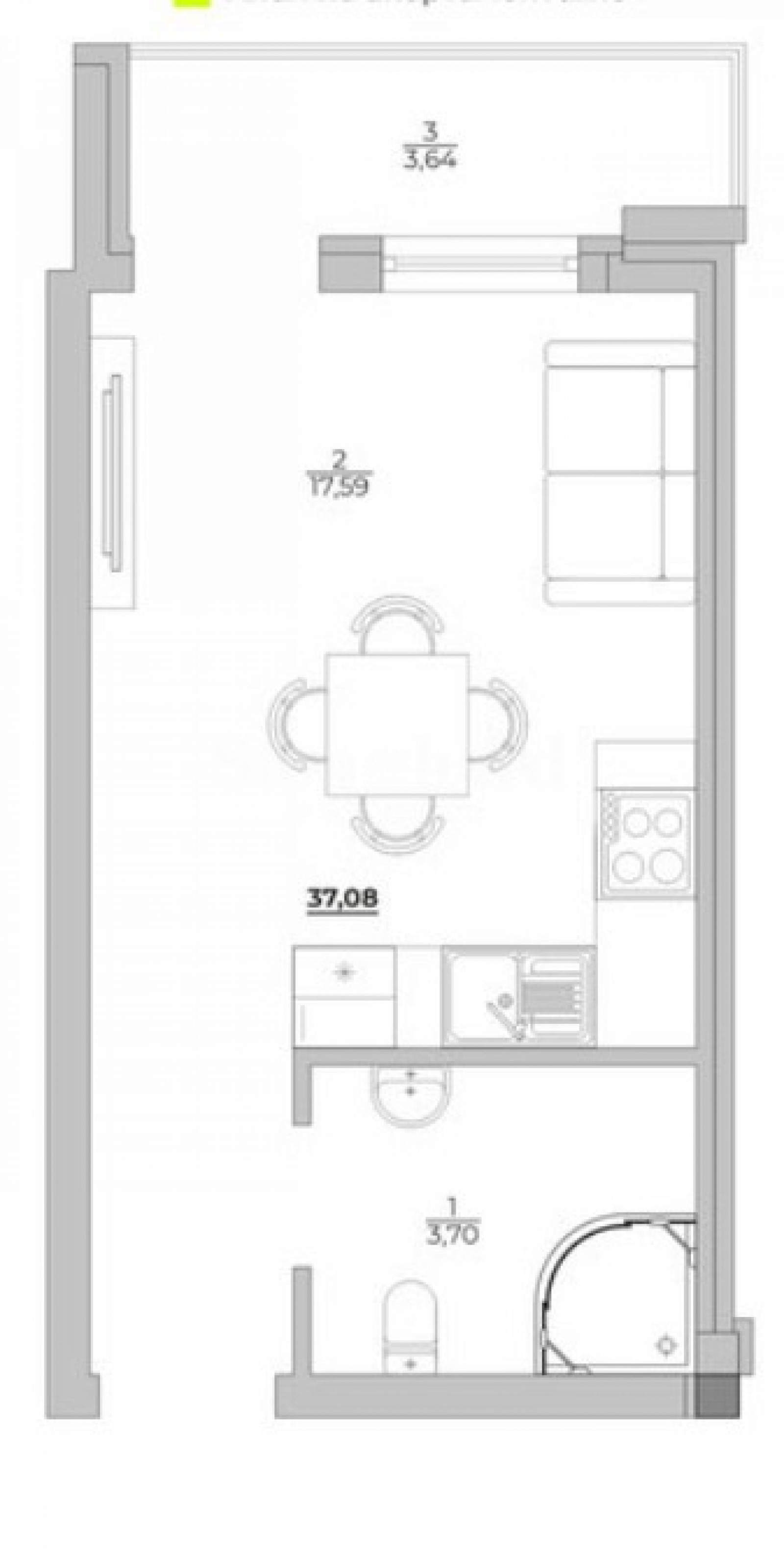 Продава 1-СТАЕН, гр. Варна, м-т Ален мак, снимка 9 - Апартаменти - 53119850