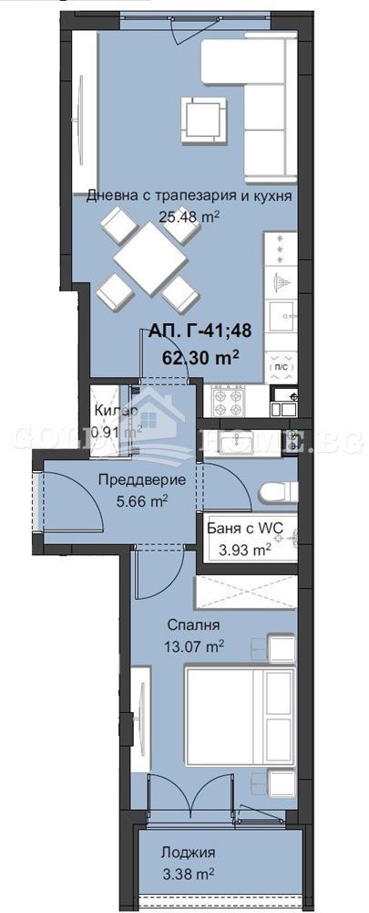 À venda  1 quarto Plovdiv , Hristo Smirnenski , 78 m² | 78160481 - imagem [3]