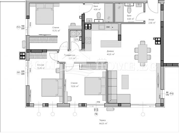 Продава 4-СТАЕН, гр. Пловдив, Христо Смирненски, снимка 2 - Апартаменти - 52391251