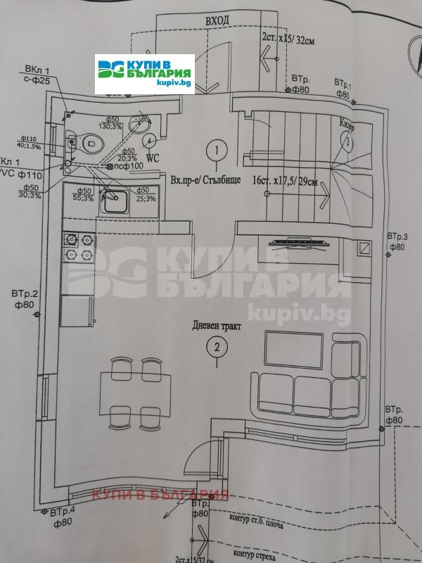 Na sprzedaż  Dom region Warny , Bliznaci , 100 mkw | 29125713 - obraz [15]