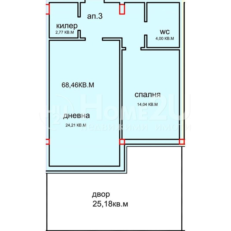 Til salg  1 soveværelse Varna , Vinitsa , 68 kvm | 66131664 - billede [3]