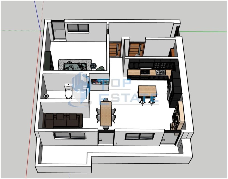 En venta  1 dormitorio Veliko Tarnovo , Buzludzha , 100 metros cuadrados | 52076330 - imagen [2]