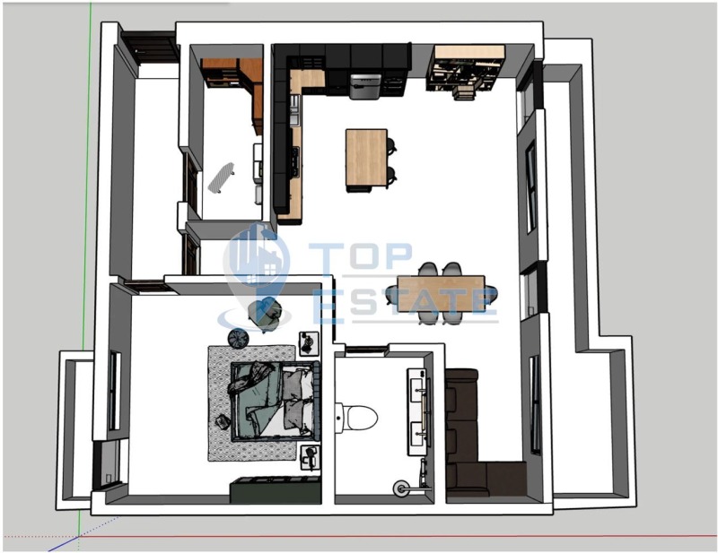 En venta  1 dormitorio Veliko Tarnovo , Buzludzha , 100 metros cuadrados | 52076330 - imagen [4]