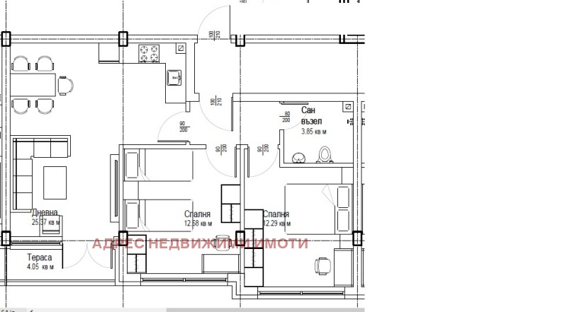 Продава 3-СТАЕН, гр. Стара Загора, Железник - център, снимка 1 - Aпартаменти - 49254096