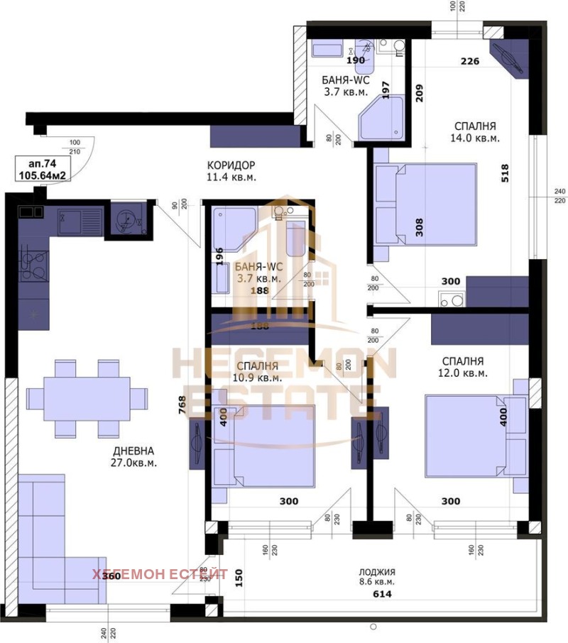 Te koop  3 slaapkamers Varna , Kajsieva gradina , 120 m² | 70239199 - afbeelding [2]