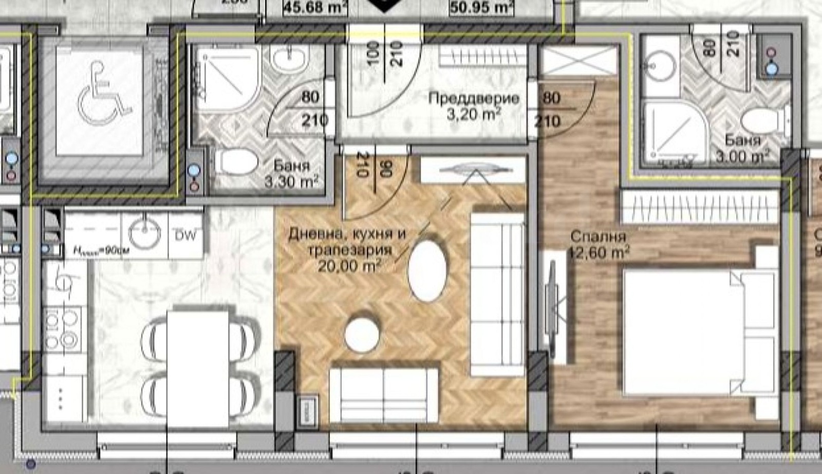 Продава 2-СТАЕН, гр. София, Овча купел, снимка 2 - Апартаменти - 53621606