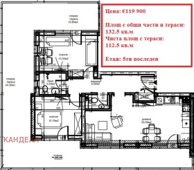 2 спальни Христо Смирненски, Пловдив 6