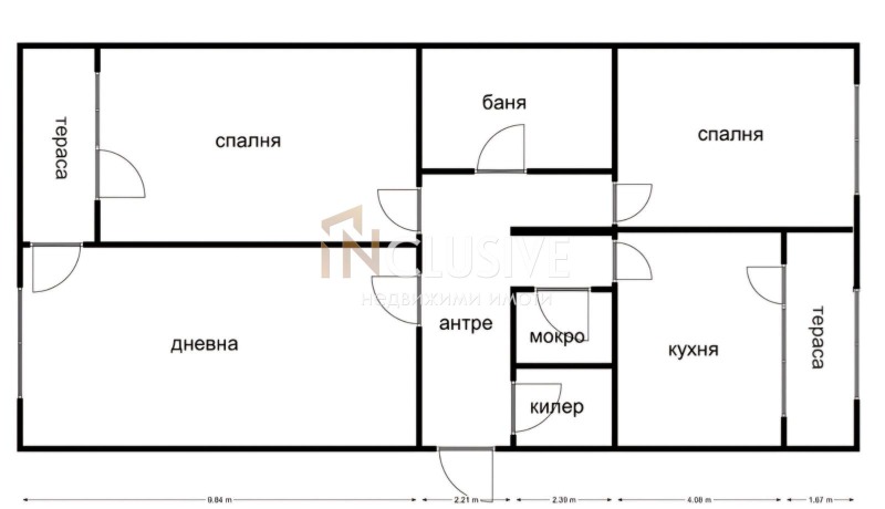 Till salu  2 sovrum region Pernik , Radomir , 88 kvm | 48244298 - bild [9]