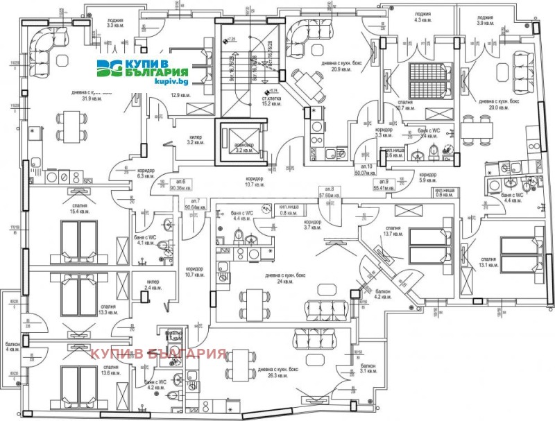 Продава 3-СТАЕН, гр. Варна, Цветен квартал, снимка 2 - Апартаменти - 52168691