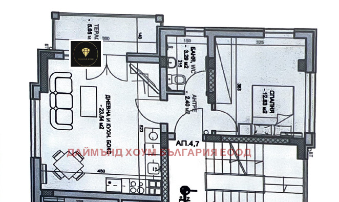 Продава 2-СТАЕН, гр. Пловдив, Христо Смирненски, снимка 2 - Aпартаменти - 47361943