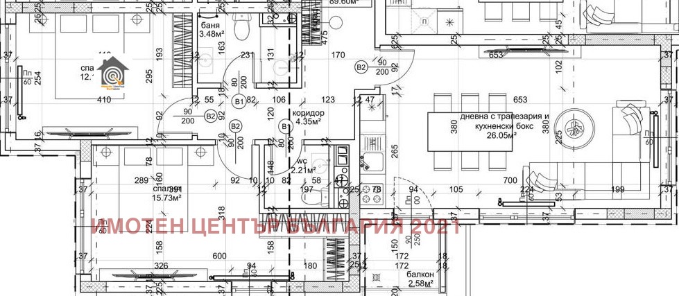 Продава 3-СТАЕН, гр. София, Овча купел 1, снимка 10 - Апартаменти - 55171227