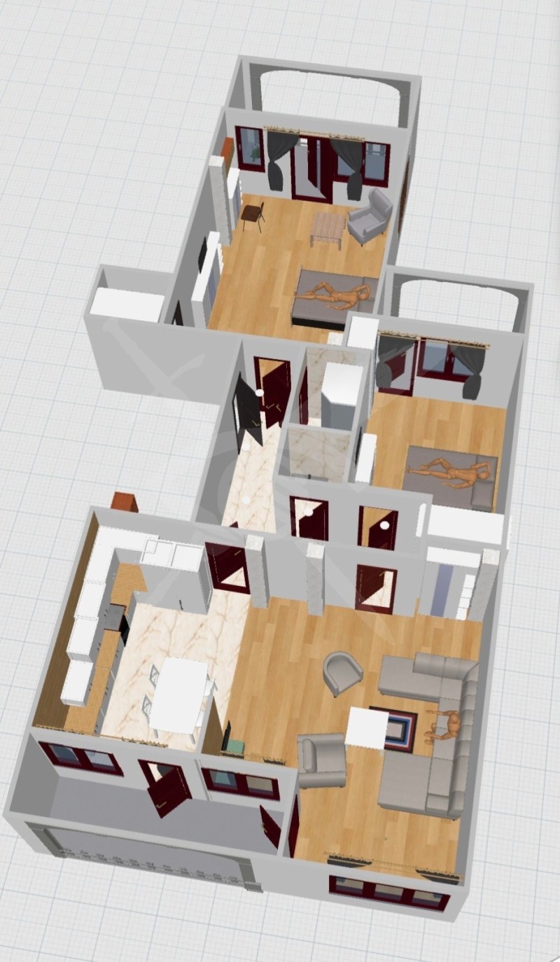 Продава  3-стаен град Бургас , Възраждане , 126 кв.м | 57145620 - изображение [8]