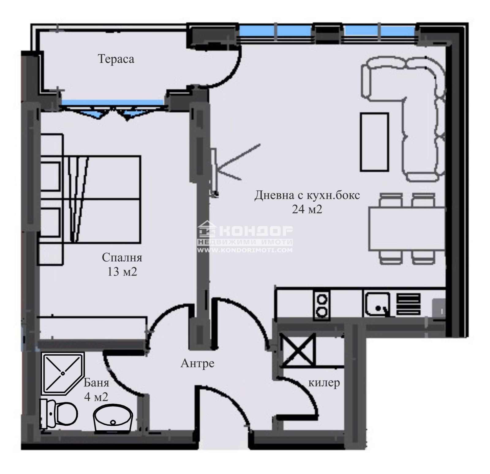 Продава 2-СТАЕН, гр. Пловдив, Остромила, снимка 2 - Апартаменти - 50987628
