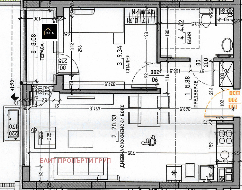 Продава 2-СТАЕН, гр. София, Малинова долина, снимка 2 - Апартаменти - 53131019