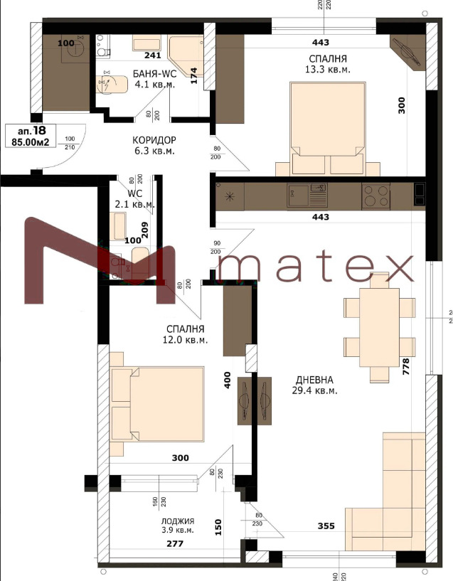 À vendre  2 chambres Varna , Kaisieva gradina , 96 m² | 30703676 - image [2]