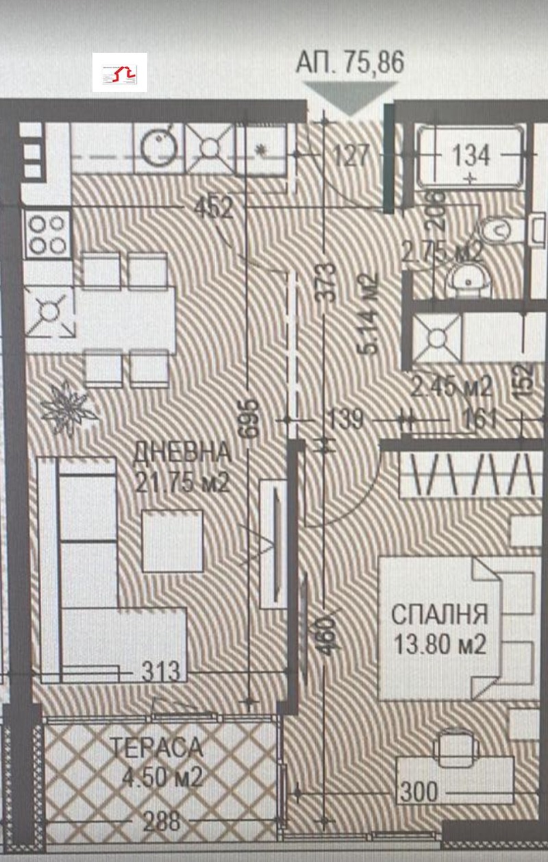 In vendita  1 camera da letto Sofia , Malinova dolina , 77 mq | 31112762 - Immagine [3]