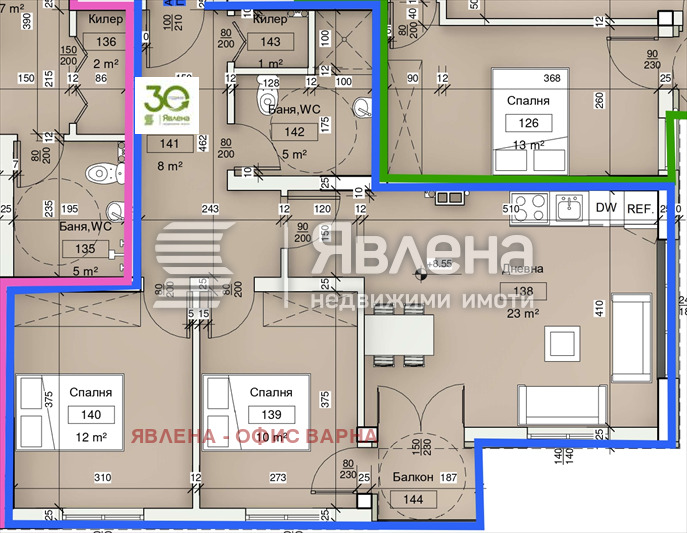 Продава 3-СТАЕН, гр. Варна, Виница, снимка 4 - Апартаменти - 52979227