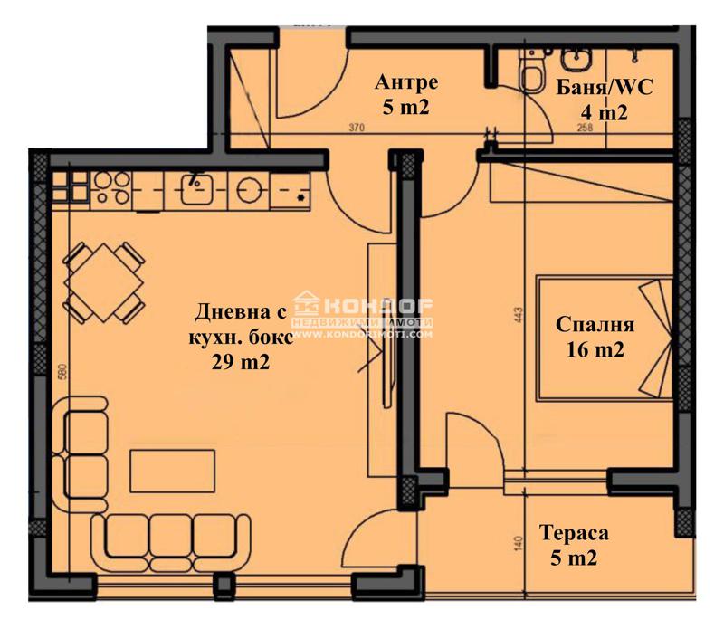 À venda  1 quarto Plovdiv , Vastanitcheski , 81 m² | 43644828 - imagem [3]