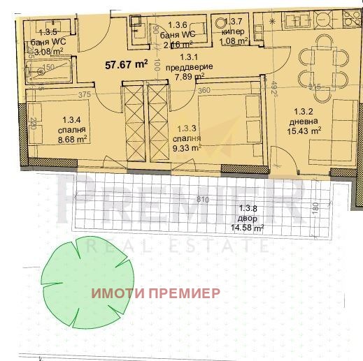 На продаж  2 спальні Варна , Трошево , 78 кв.м | 74430275 - зображення [4]
