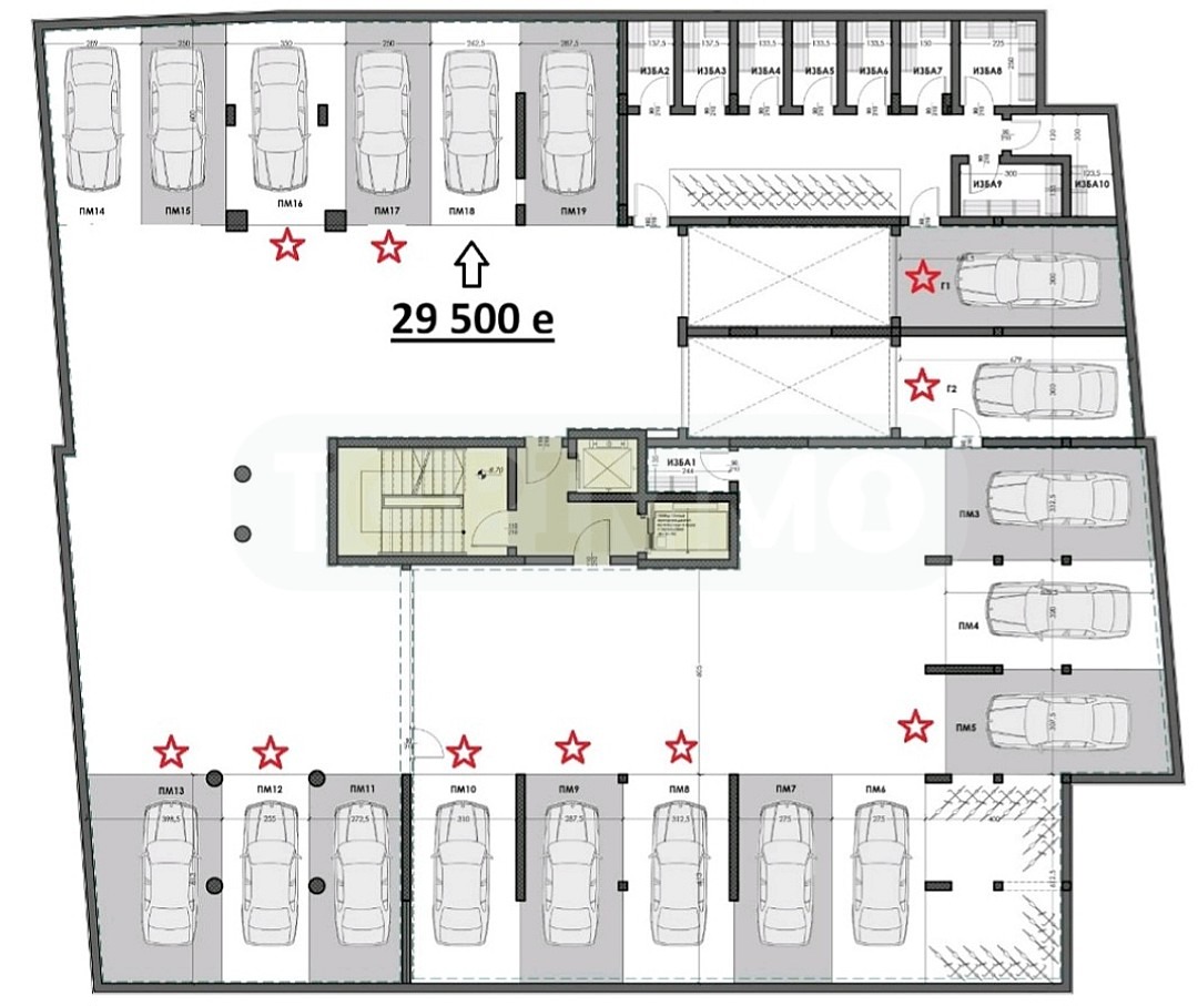 Продава ГАРАЖ, ПАРКОМЯСТО, гр. Варна, Изгрев, снимка 2 - Гаражи и паркоместа - 52232883
