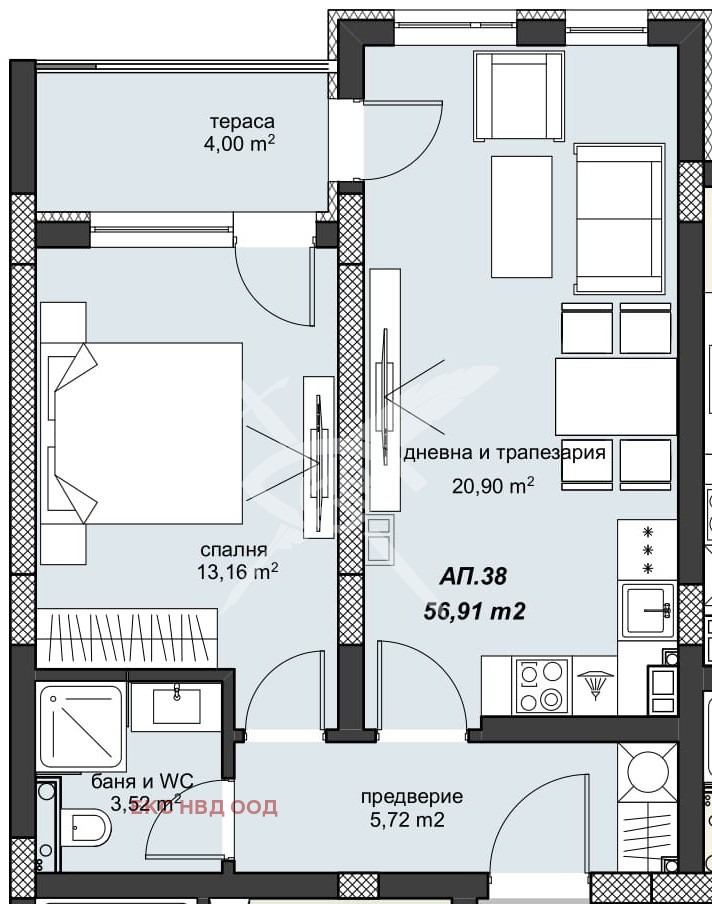 Продава 2-СТАЕН, гр. Пловдив, Христо Смирненски, снимка 1 - Aпартаменти - 48202176