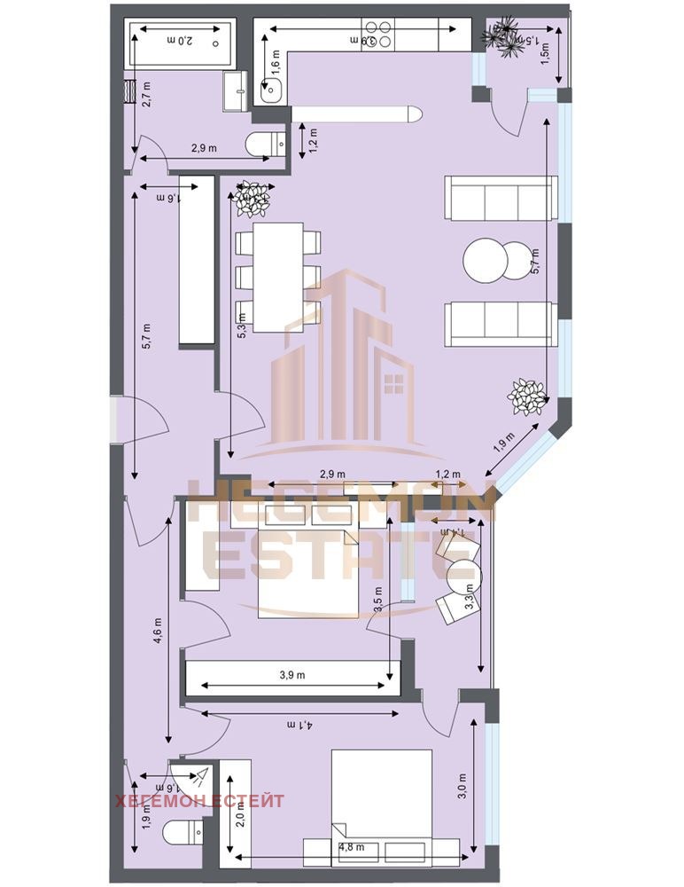 Продава 3-СТАЕН, гр. Бяла, област Варна, снимка 8 - Aпартаменти - 48800891