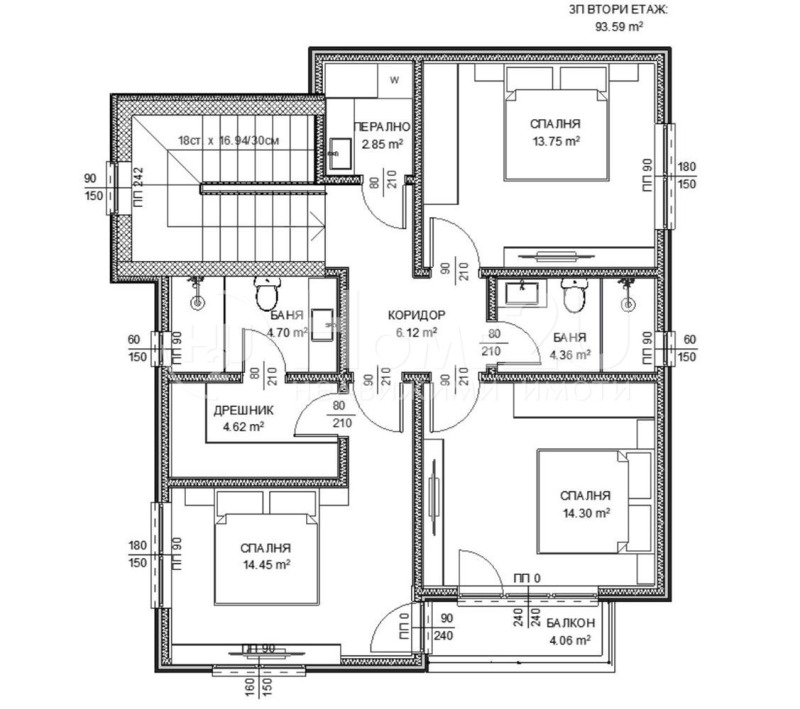 Til salg  Hus Varna , m-t Borovets - sever , 174 kvm | 45084366 - billede [11]