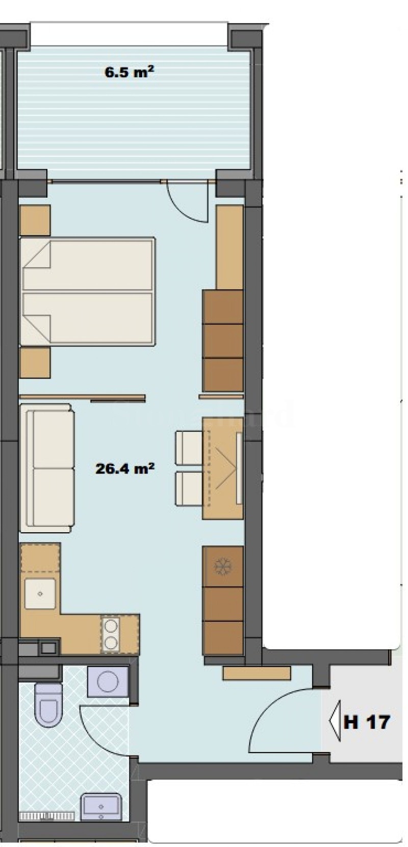 For Sale  Studio region Burgas , Sozopol , 49 sq.m | 60207682 - image [2]