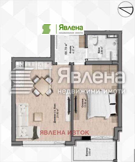 Продава 2-СТАЕН, гр. София, Банишора, снимка 7 - Апартаменти - 53841699