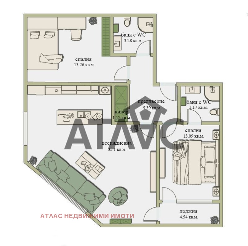 Продава  3-стаен град Пловдив , Христо Смирненски , 106 кв.м | 11666852 - изображение [15]