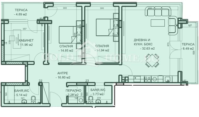 De vânzare  3 dormitoare Plovdiv , Mladejci Hâlm , 150 mp | 46393988 - imagine [3]