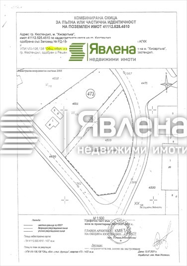 Продава ПАРЦЕЛ, гр. Кюстендил, Център, снимка 3 - Парцели - 49590175