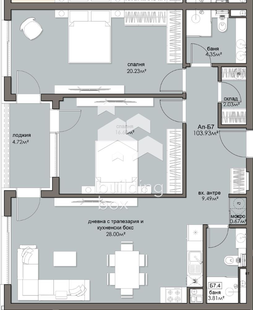 Продава 3-СТАЕН, гр. София, Люлин 5, снимка 2 - Апартаменти - 54122676