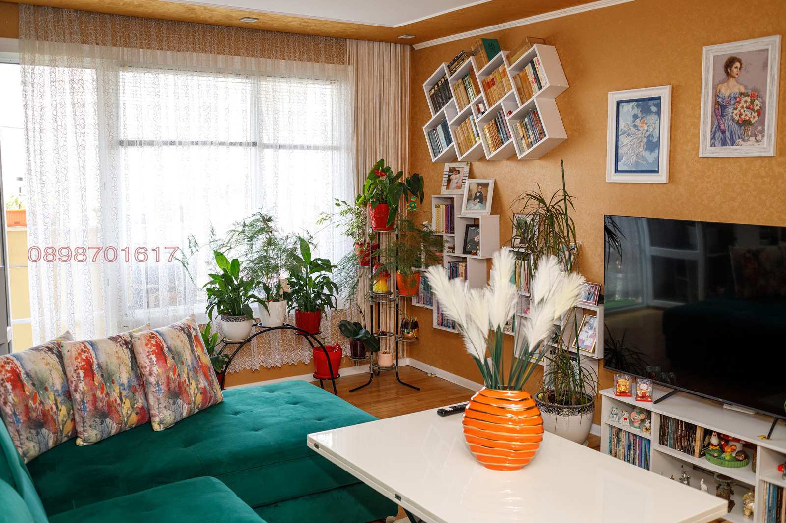 Продава 3-СТАЕН, гр. Хасково, Орфей, снимка 3 - Апартаменти - 56119921