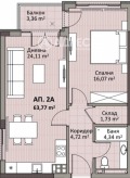 Продава  2-стаен град София , Надежда 2 , 72 кв.м | 49531426 - изображение [3]