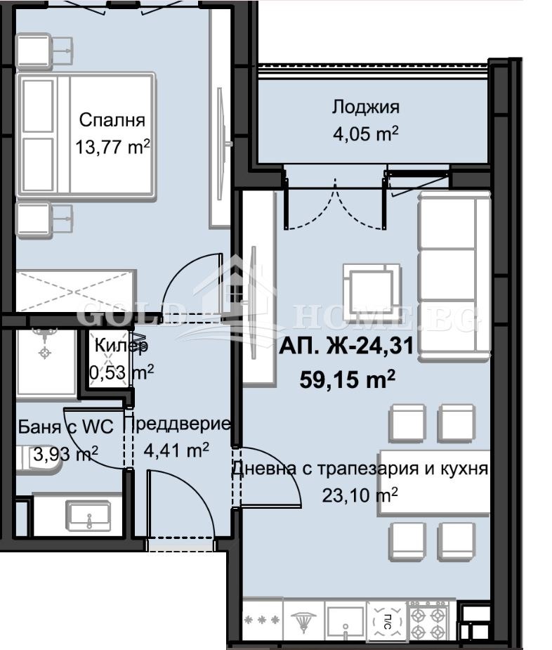 Продава 2-СТАЕН, гр. Пловдив, Христо Смирненски, снимка 6 - Апартаменти - 54302119