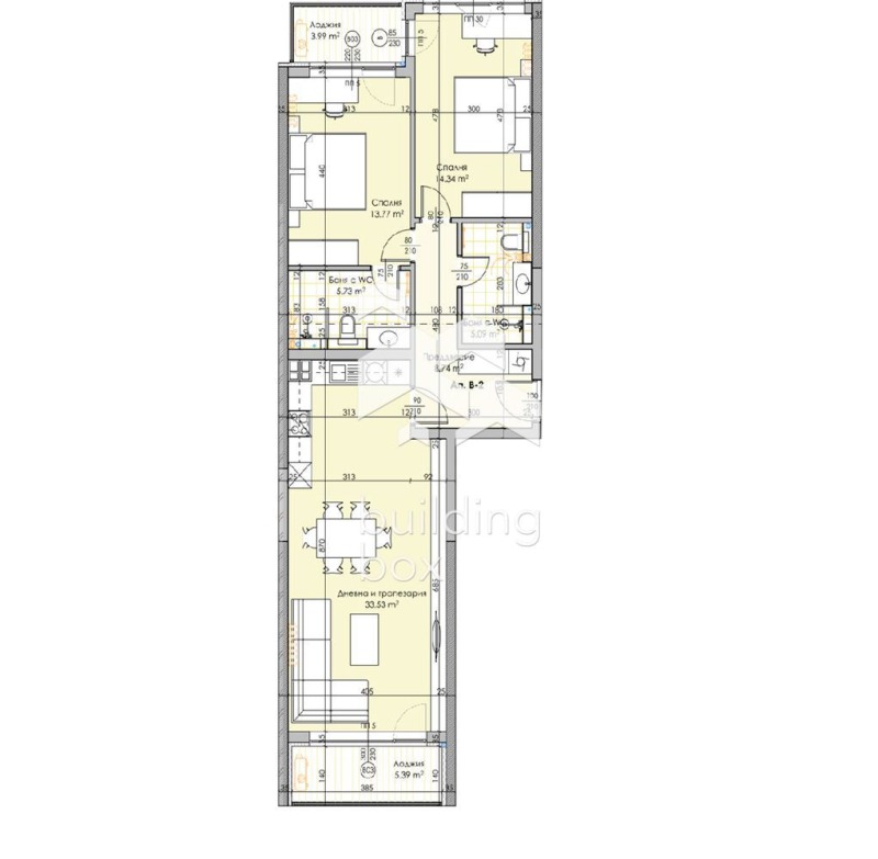 Na prodej  2 ložnice Plovdiv , Karšijaka , 126 m2 | 57347977 - obraz [4]