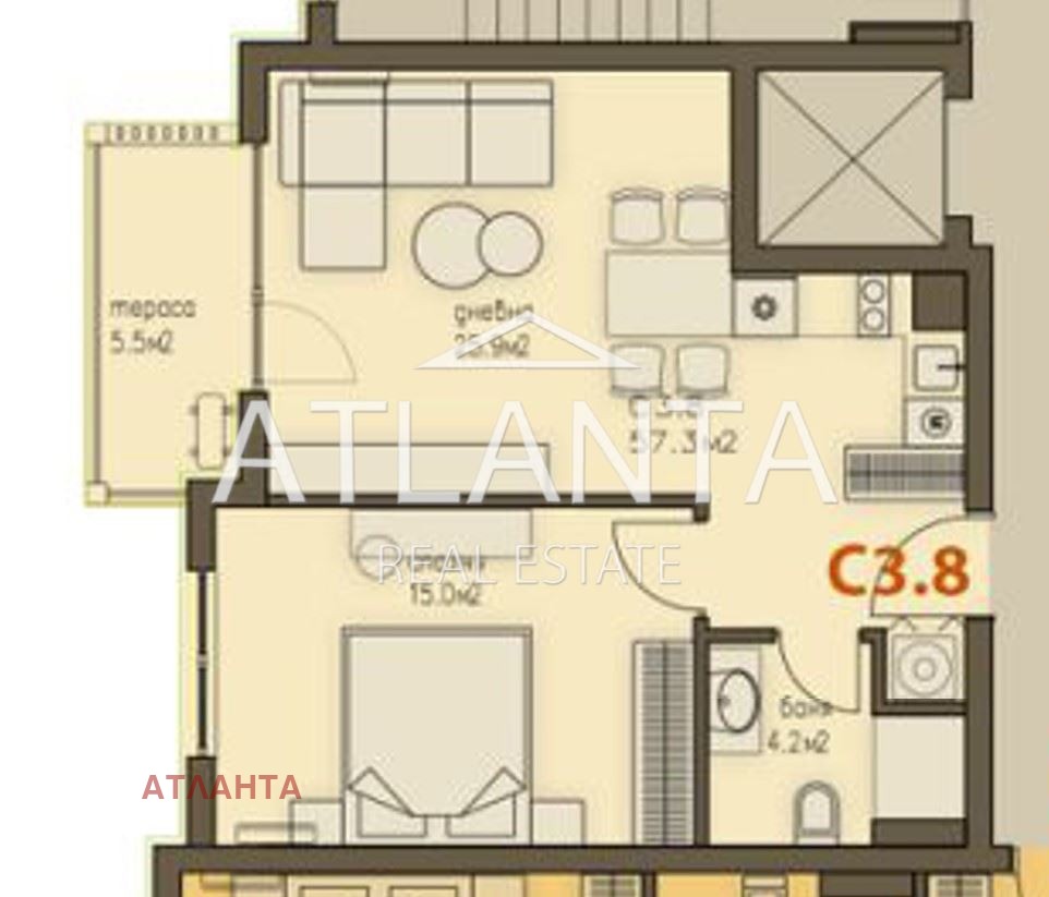 Продава 2-СТАЕН, гр. Свети Влас, област Бургас, снимка 2 - Апартаменти - 53874863