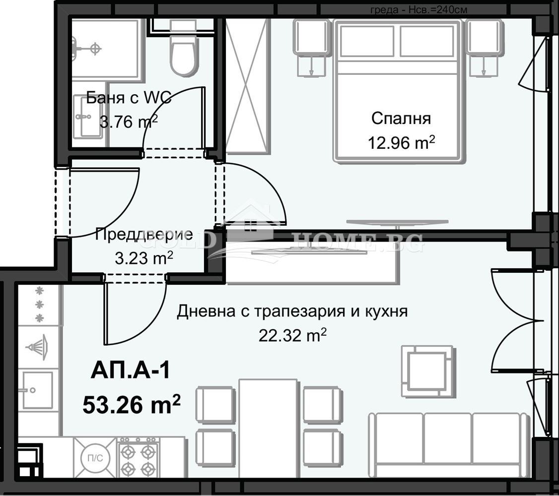 Продава 2-СТАЕН, гр. Пловдив, Христо Смирненски, снимка 2 - Апартаменти - 54302119