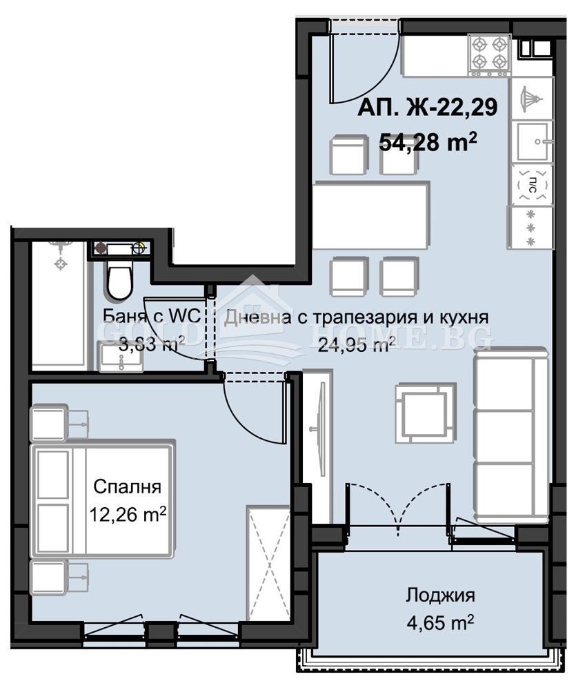 Продава 2-СТАЕН, гр. Пловдив, Христо Смирненски, снимка 8 - Апартаменти - 54302119