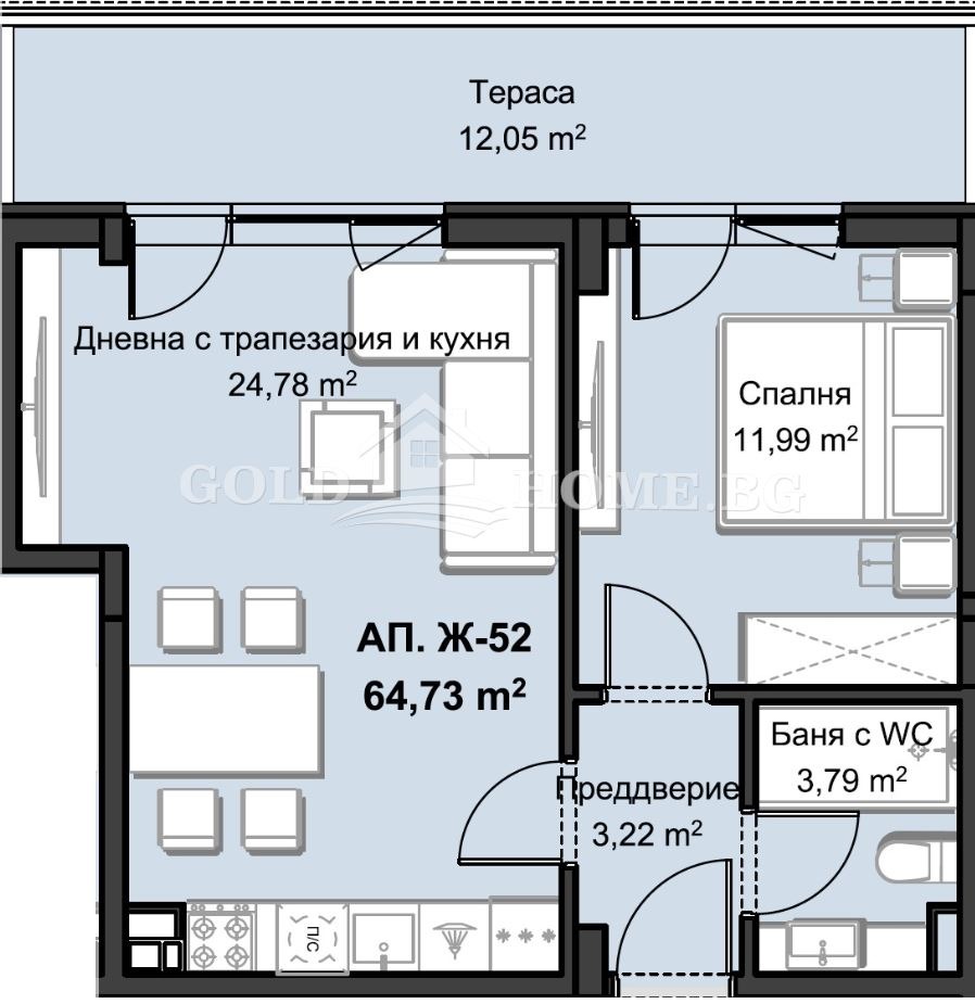 Продава 2-СТАЕН, гр. Пловдив, Христо Смирненски, снимка 17 - Апартаменти - 54302119