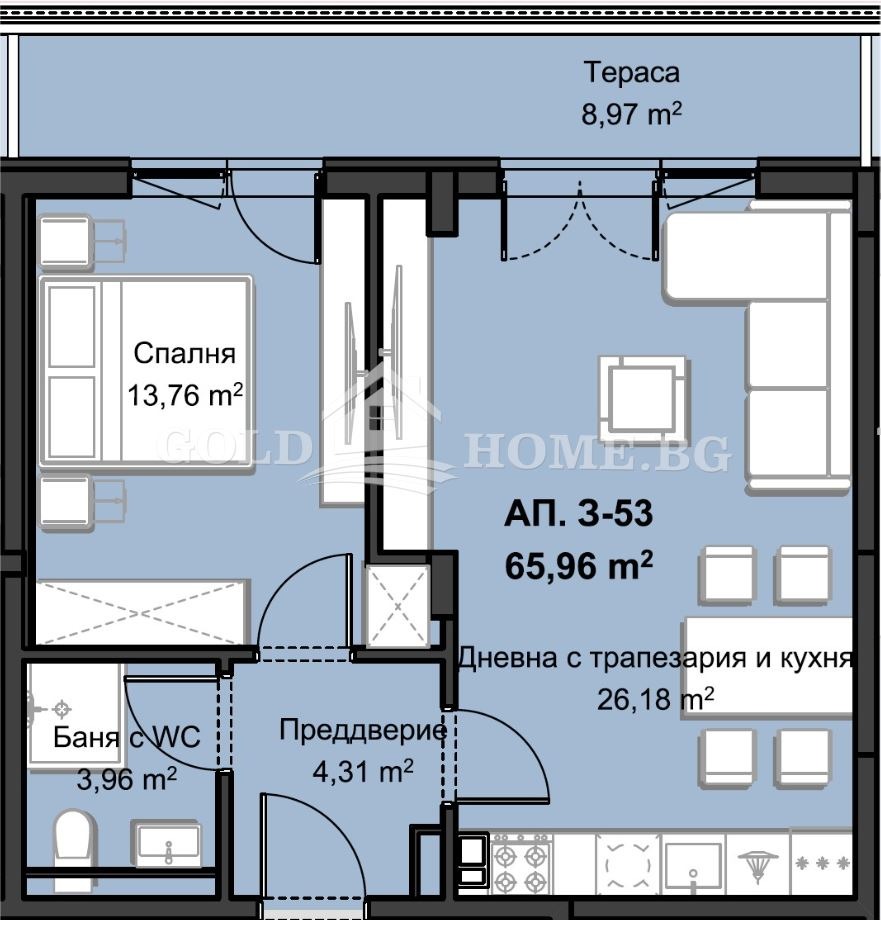 Продава 2-СТАЕН, гр. Пловдив, Христо Смирненски, снимка 16 - Апартаменти - 54302119